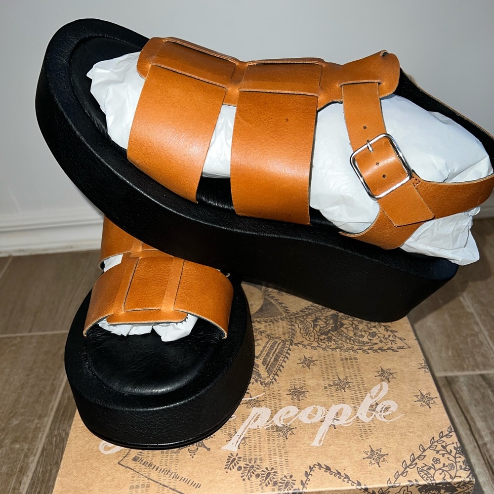 Free People platform sandals